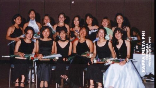 Me with my pledge class in 1997.